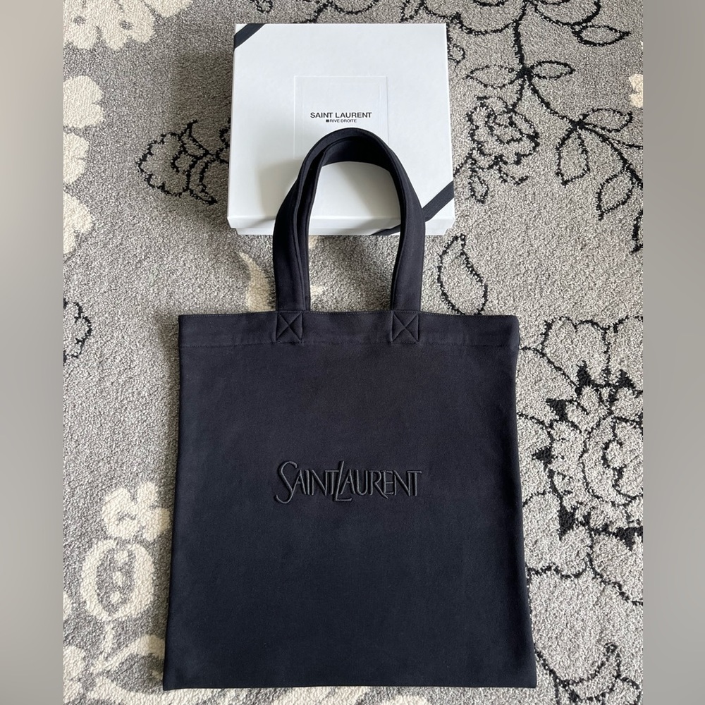 Saint Laurent Totebag in Fleece, New w/Box